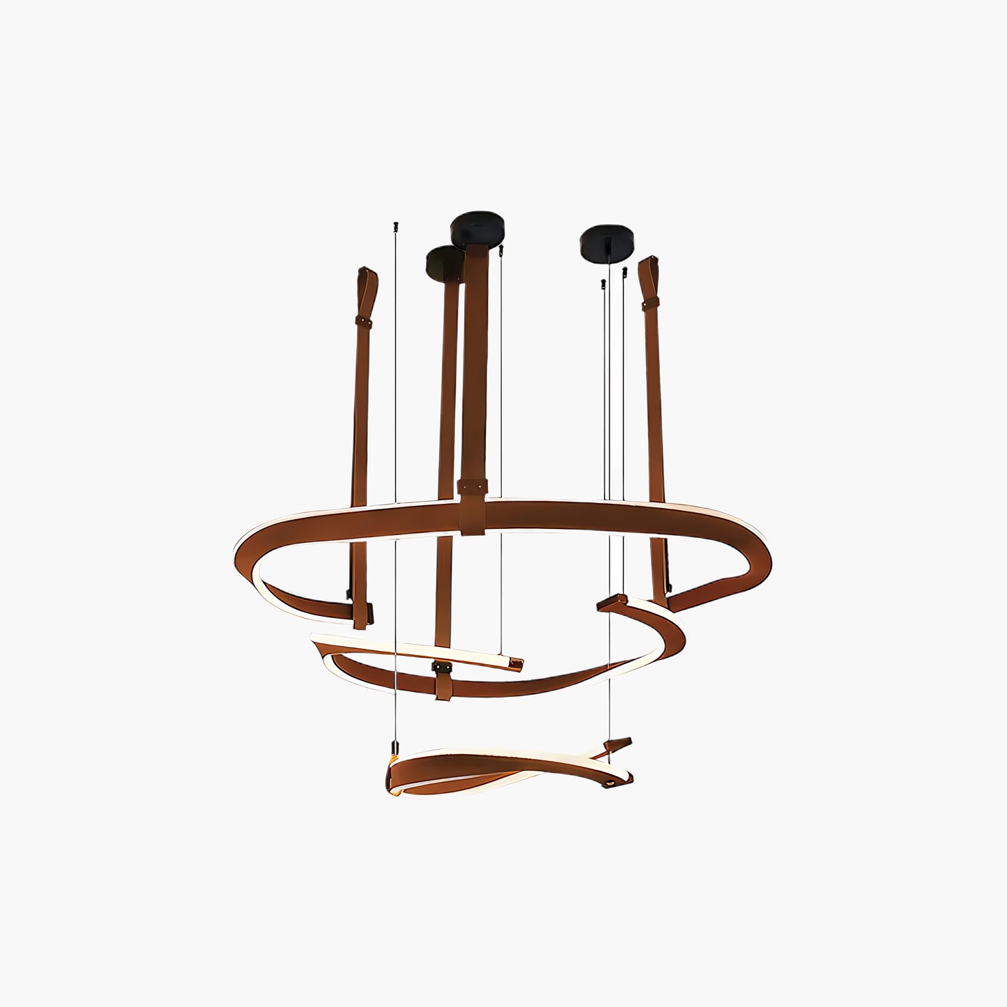 Finopi Modern Metal Chandelier