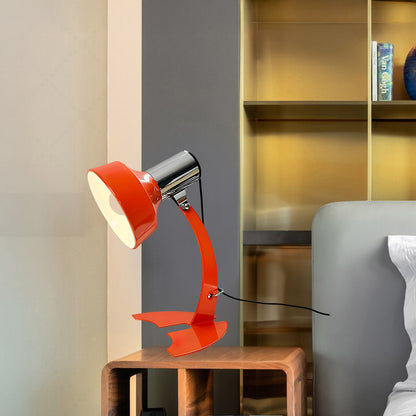 Fish Tail Arch Contemporary Metal Table Lamp