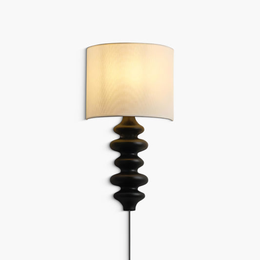 Fishbone Luxury Wood Plug-in Sconce