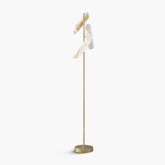 Flame Eclectic Metal Floor Lamp