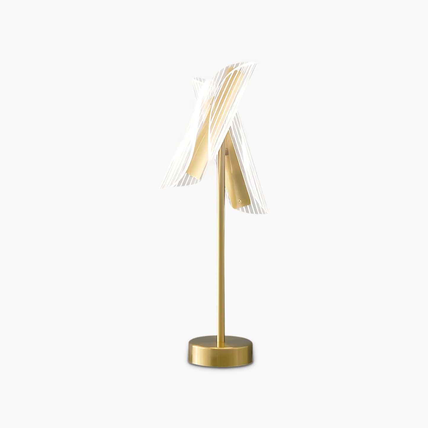 Flame Eclectic Metal Table Lamp