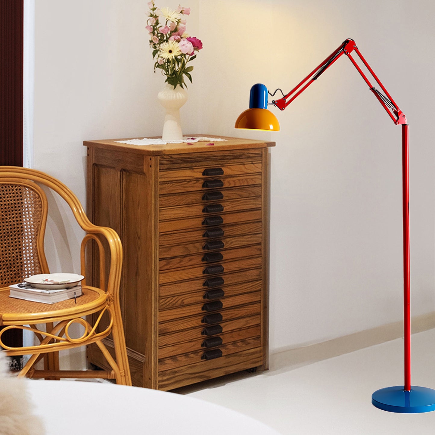 Flexi Bright Eclectic Metal Floor Lamp