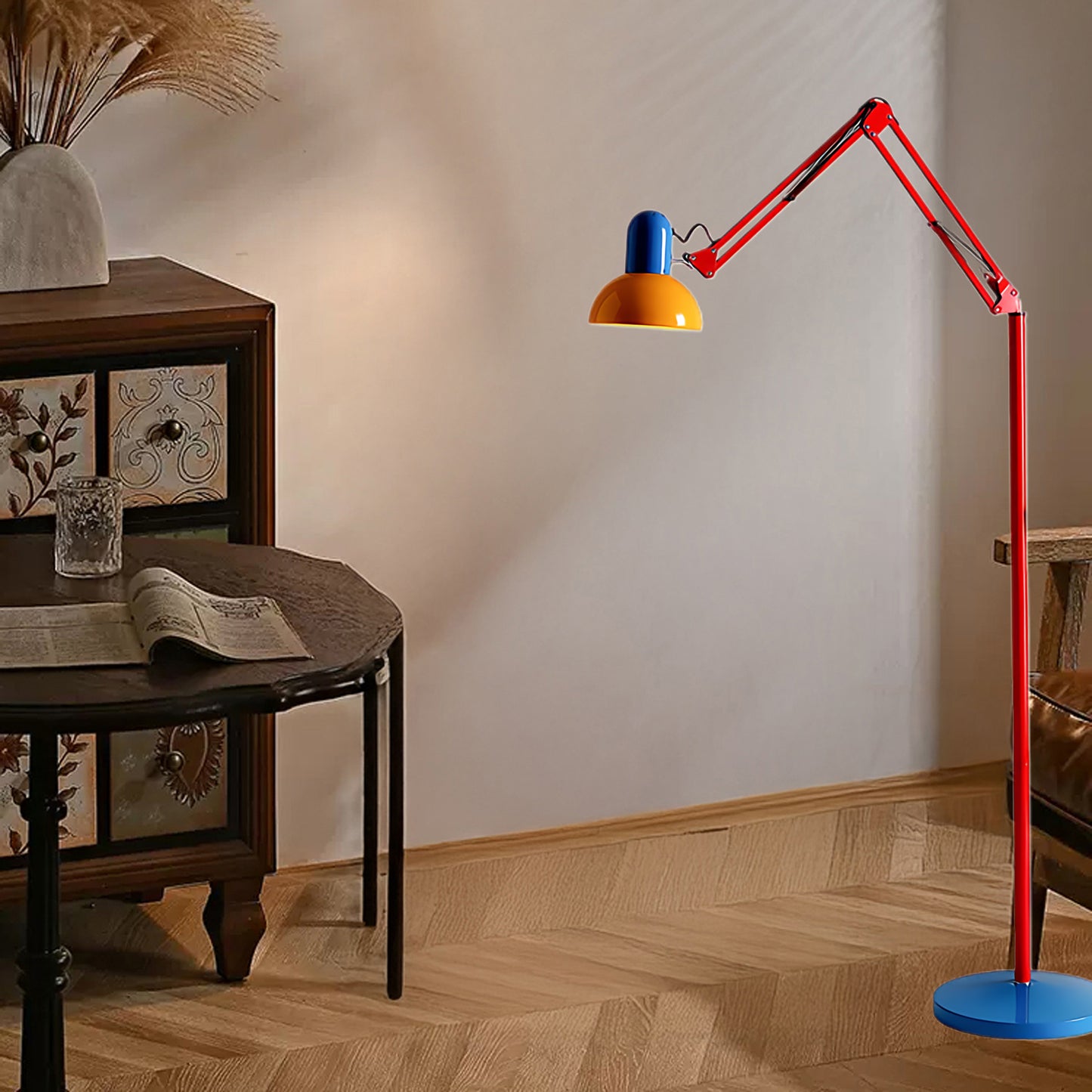 Flexi Bright Eclectic Metal Floor Lamp