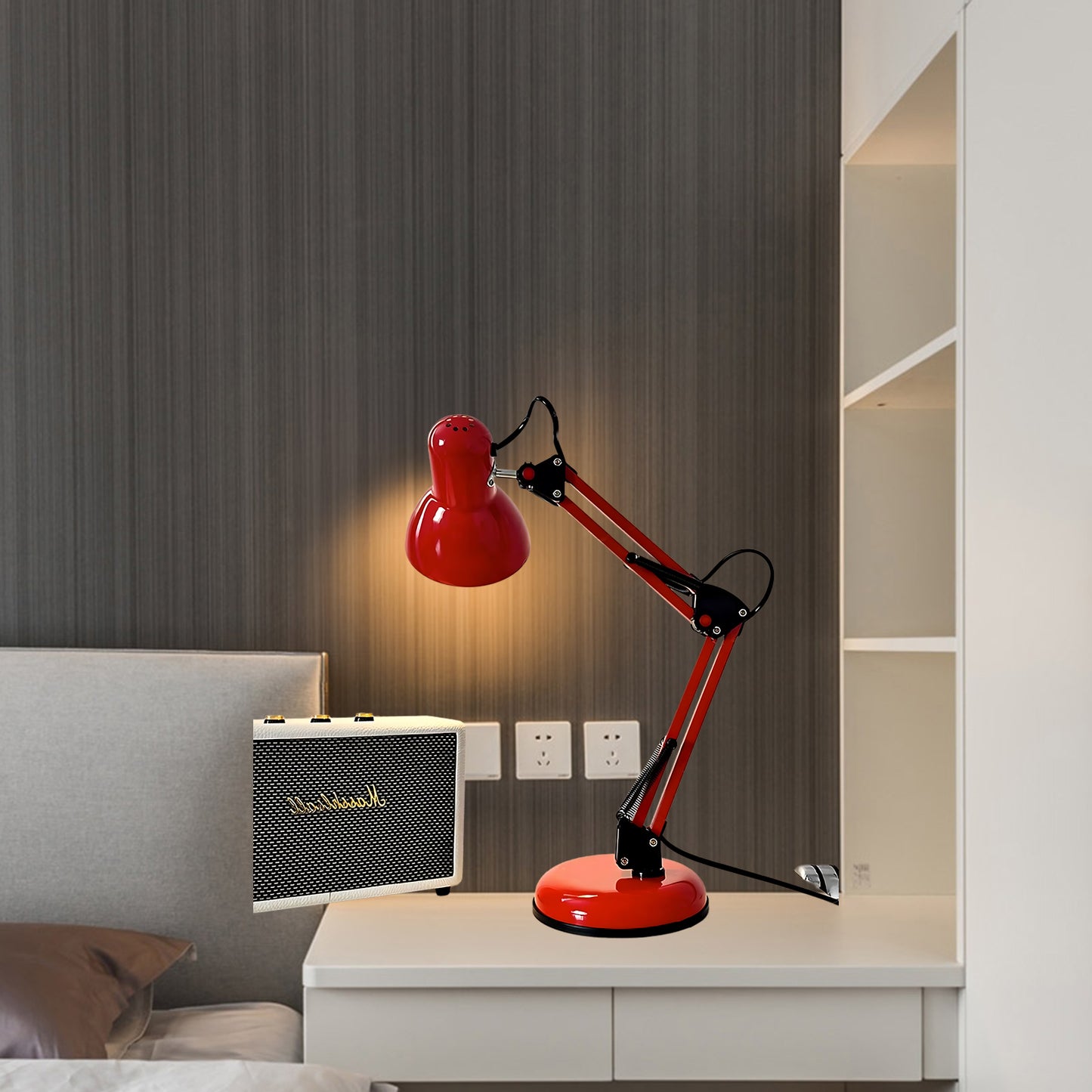 Flexi Bright Eclectic Metal Table Lamp