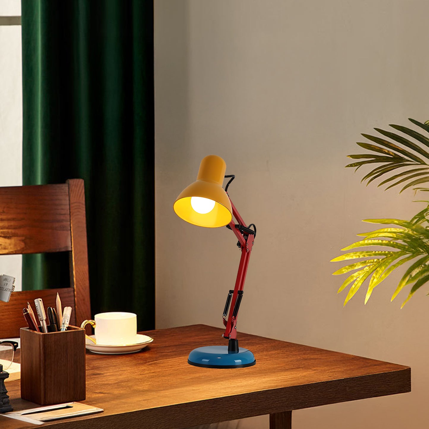 Flexi Bright Eclectic Metal Table Lamp