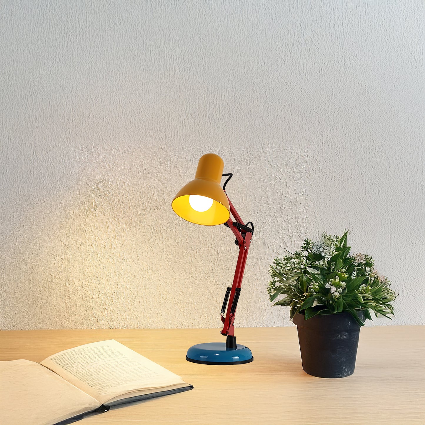 Flexi Bright Eclectic Metal Table Lamp