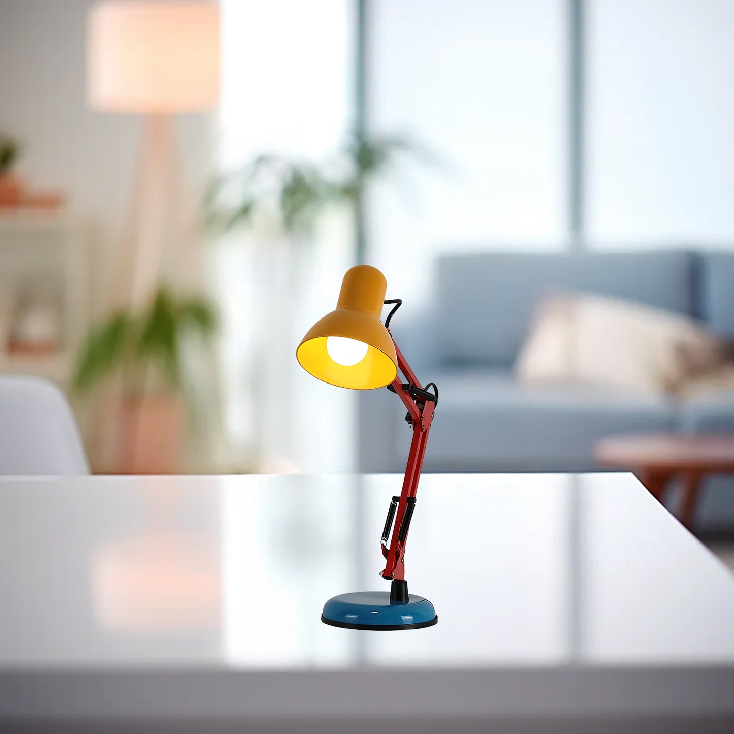 Flexi Bright Eclectic Metal Table Lamp