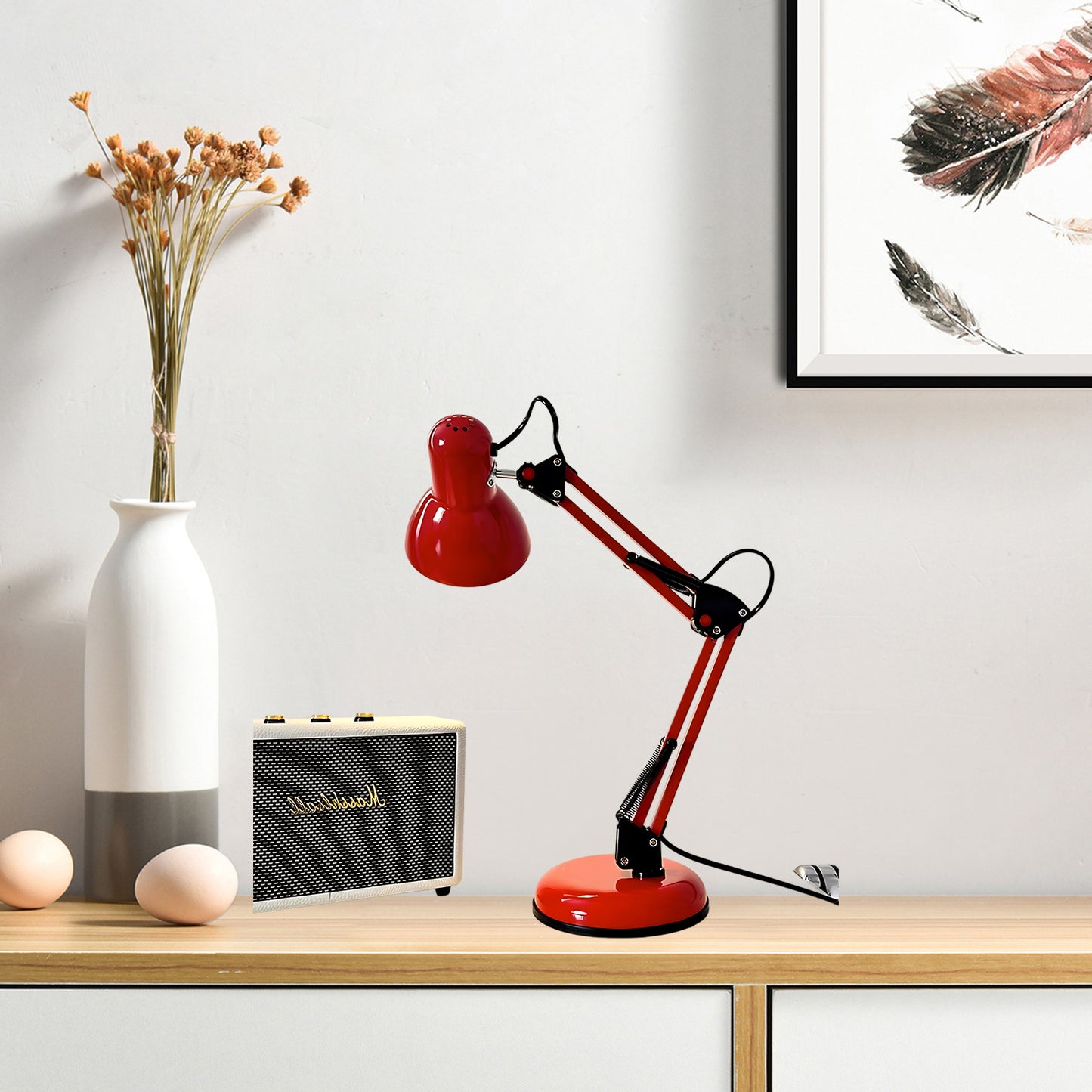 Flexi Bright Eclectic Metal Table Lamp