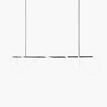 Flexible Linear Curve Traditional Metal Chandelier