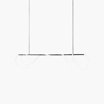 Flexible Linear Curve Traditional Metal Chandelier