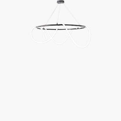 Flexible Linear Curve Traditional Metal Chandelier