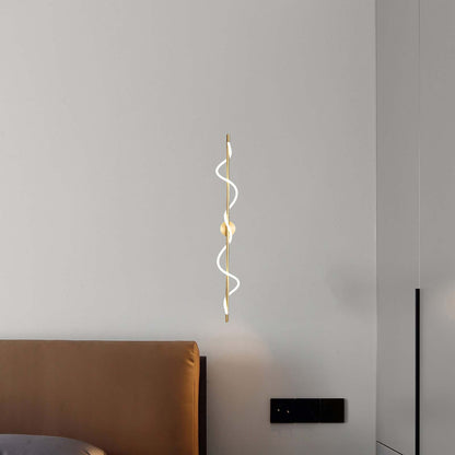 Flexible Linear Curve Minimalist Metal Wall Lamp