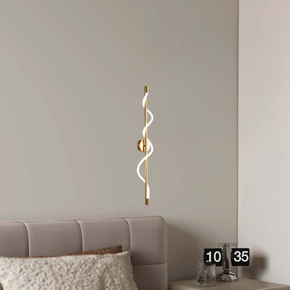 Flexible Linear Curve Minimalist Metal Wall Lamp