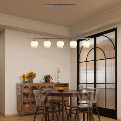 Floral Modern Rustic Crystal Pendant Lamp