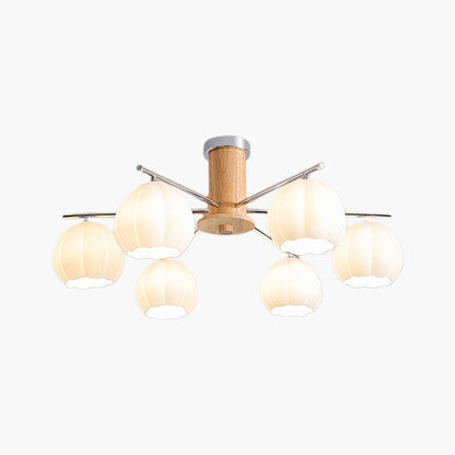 Flower Buds Modern Crystal Ceiling Lamp