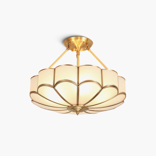 Flower Shape Modern Crystal Ceiling Light