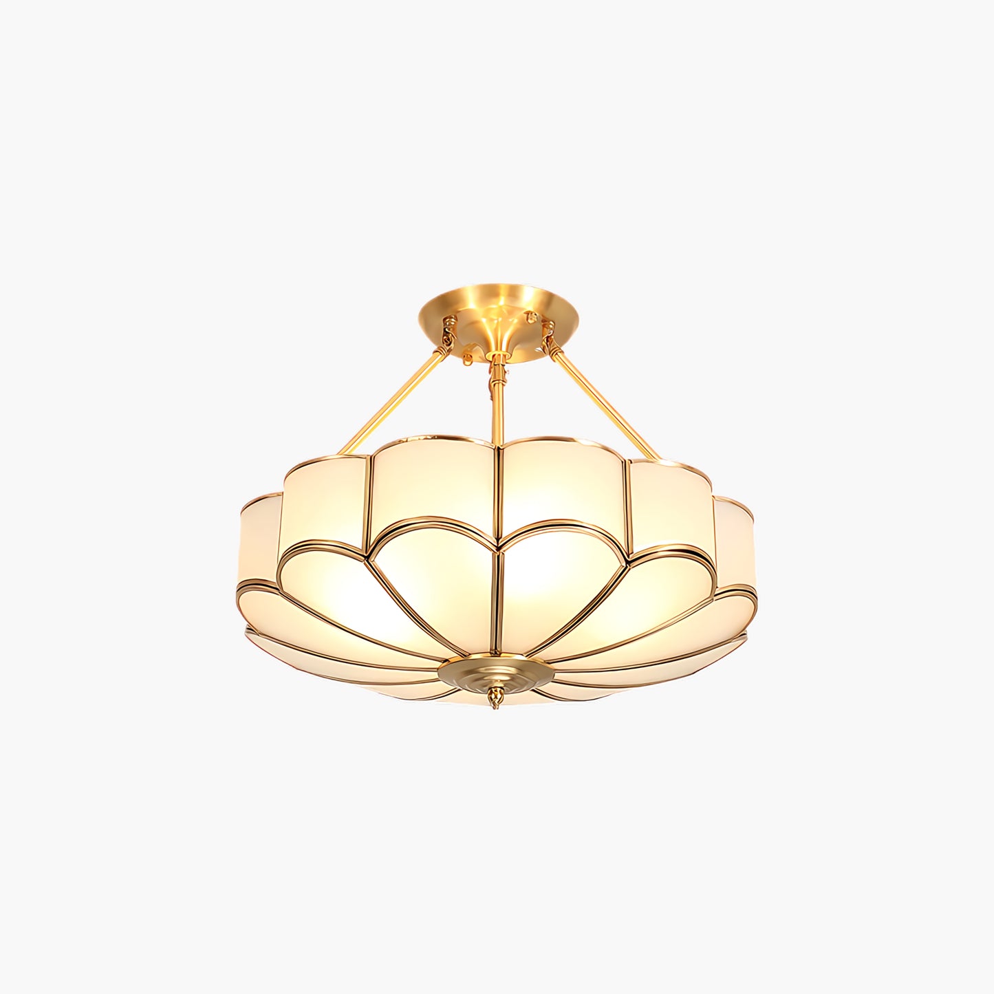 Flower Shape Modern Crystal Ceiling Light