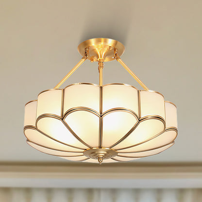 Flower Shape Modern Crystal Ceiling Light