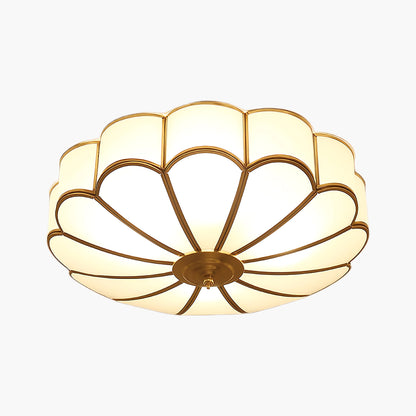 Flower Shape Recessed Modern Crystal Ceiling Light