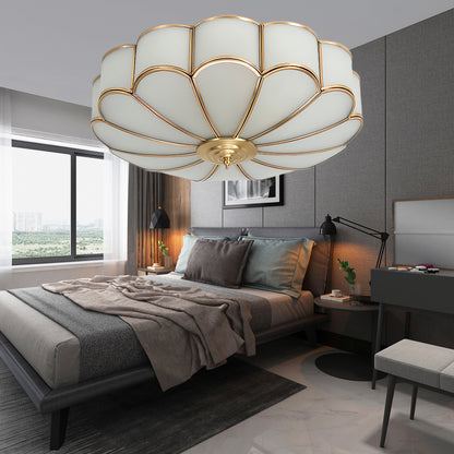 Flower Shape Recessed Modern Crystal Ceiling Light