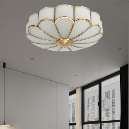 Flower Shape Recessed Modern Crystal Ceiling Light