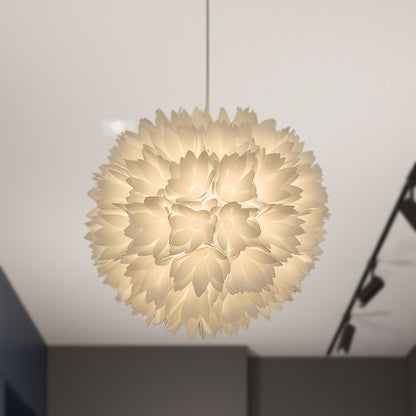 Flowers Ball Eclectic Metal Pendant Light