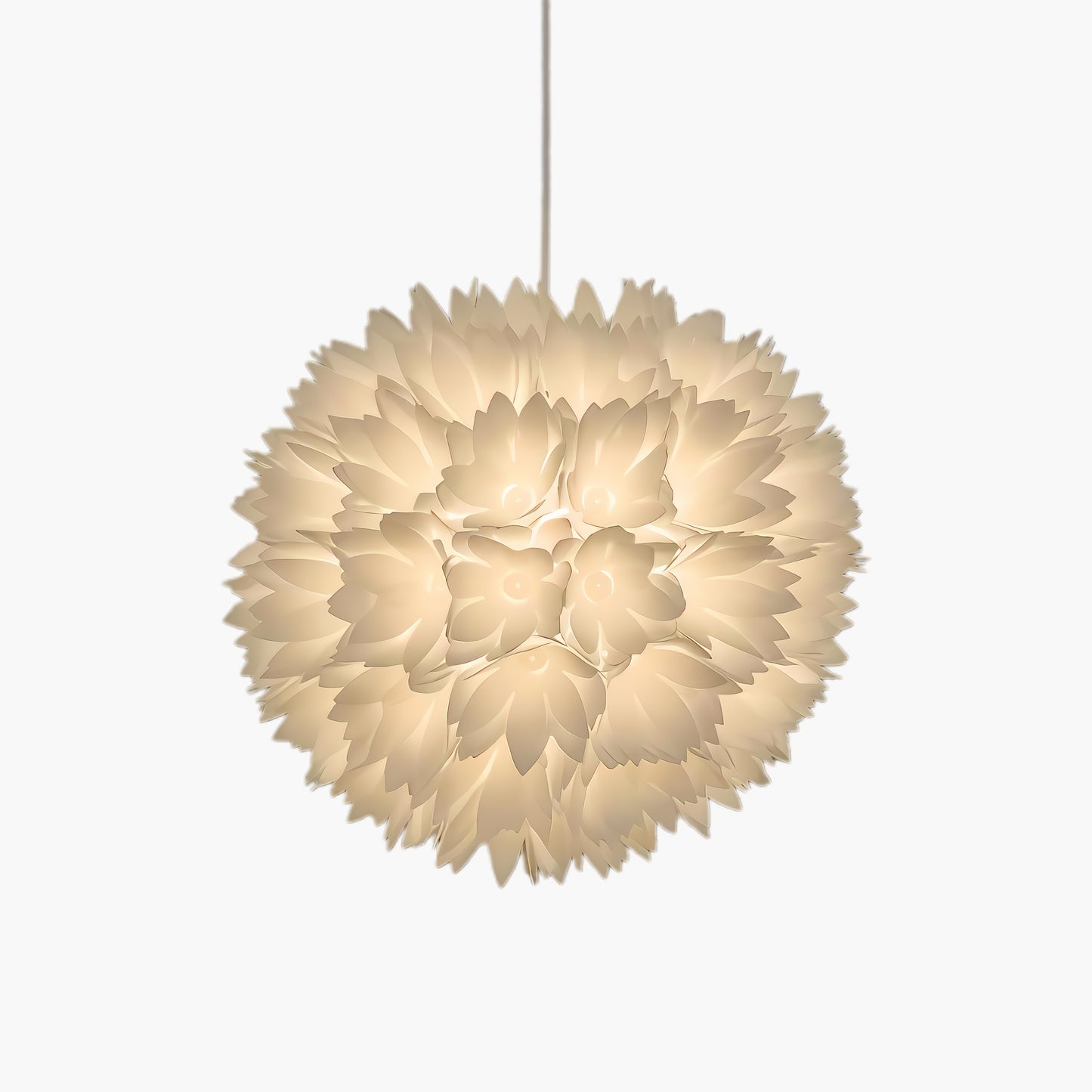 Flowers Ball Eclectic Metal Pendant Light