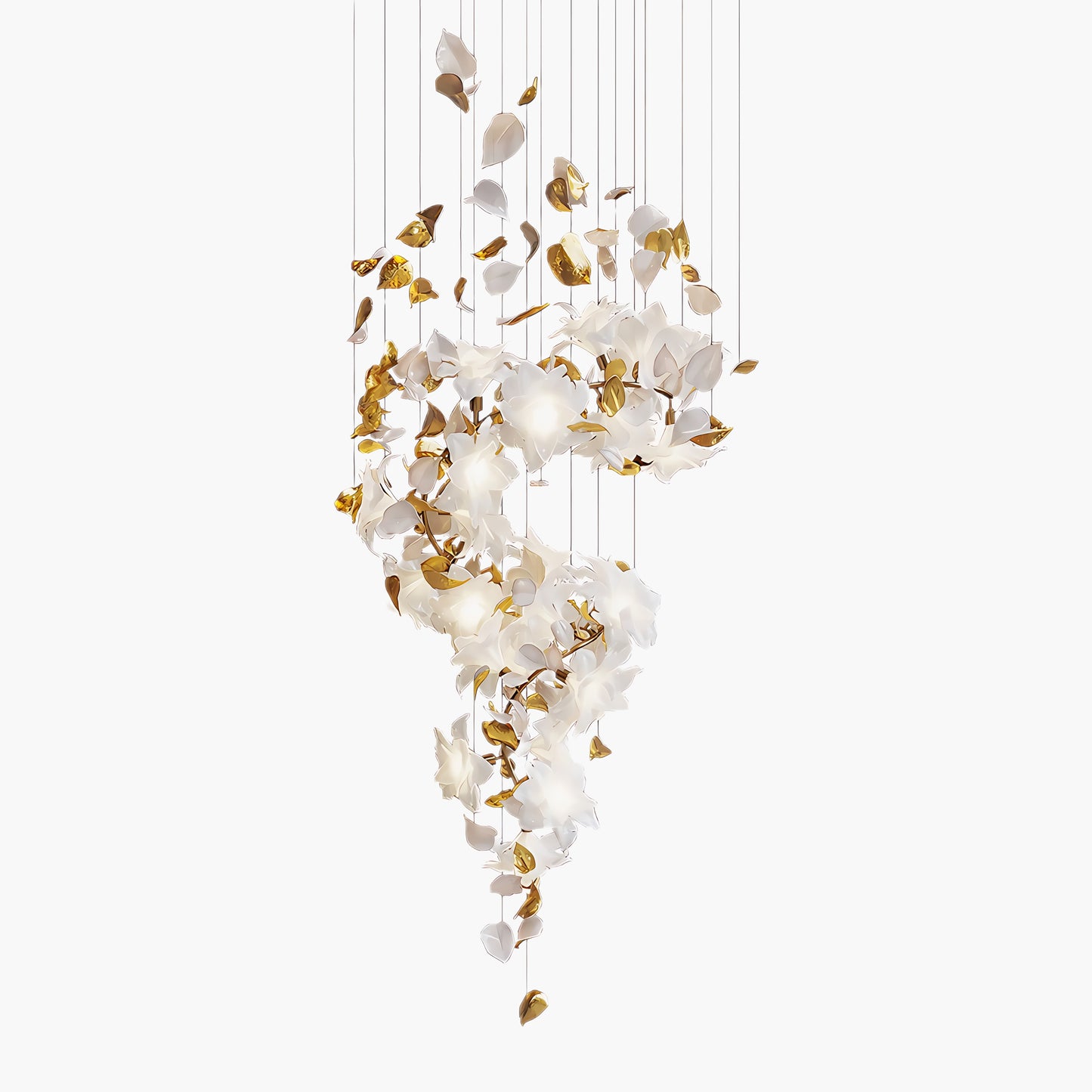 Flying Flowers Fluttering Luxury Crystal Chandelier