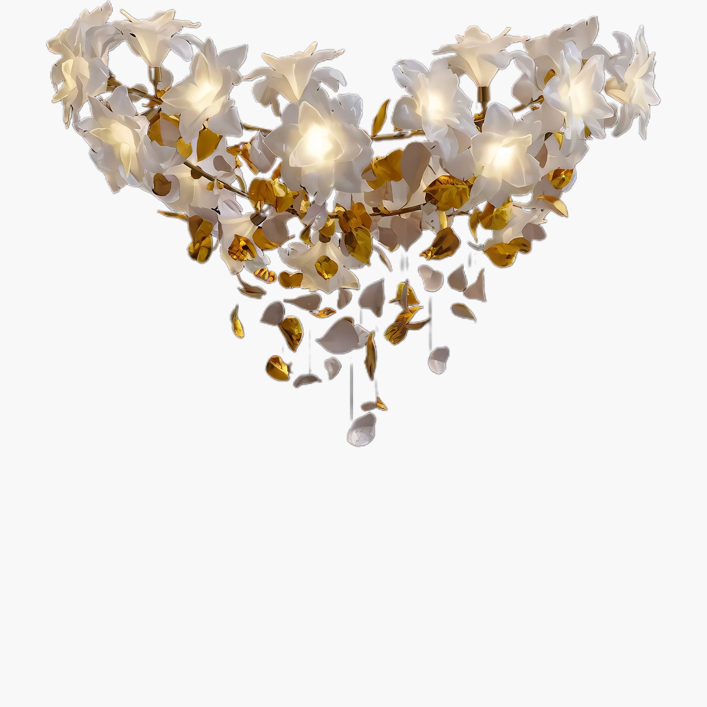 Flying Flowers Fluttering Luxury Crystal Chandelier