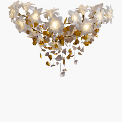 Flying Flowers Fluttering Luxury Crystal Chandelier