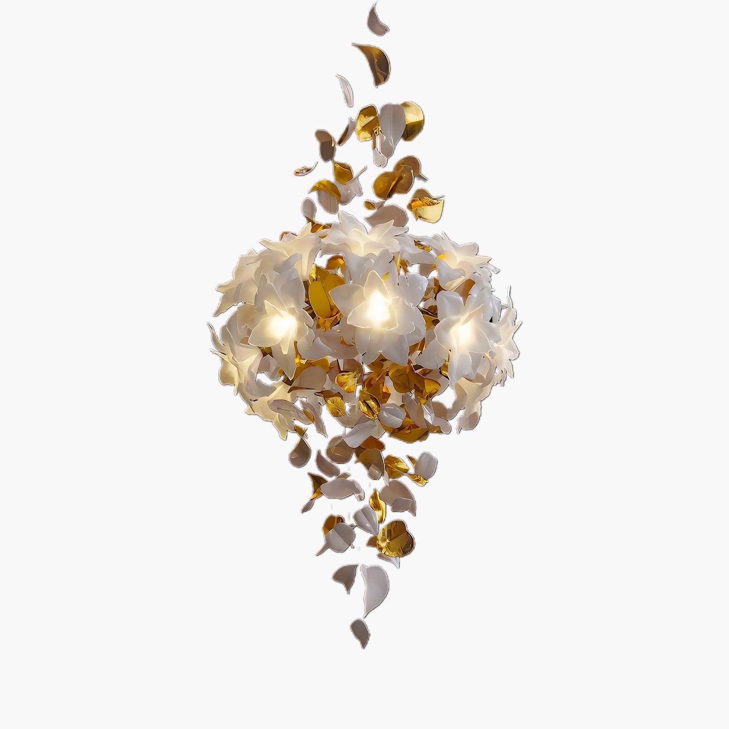 Flying Flowers Fluttering Luxury Crystal Chandelier