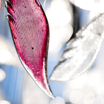 Flying Feather Art Deco Crystal Chandelier