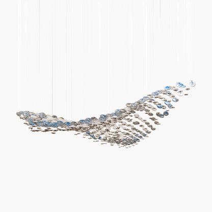 Flying Surge Eclectic Crystal Chandelier