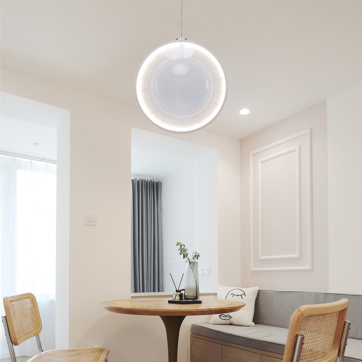 Focus Eclectic Crystal Pendant Light