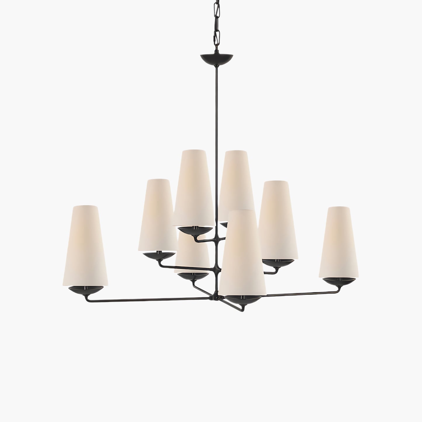 Fontaine Vertical Eclectic Metal Chandelier