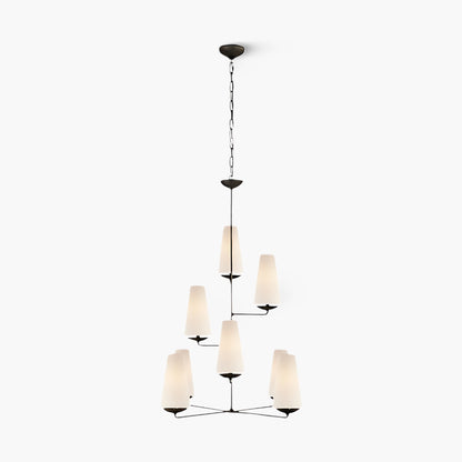 Fontaine Vertical Eclectic Metal Chandelier