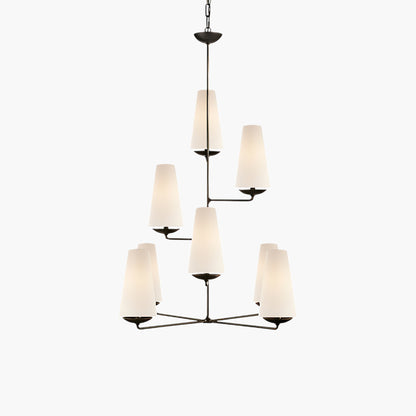 Fontaine Vertical Eclectic Metal Chandelier