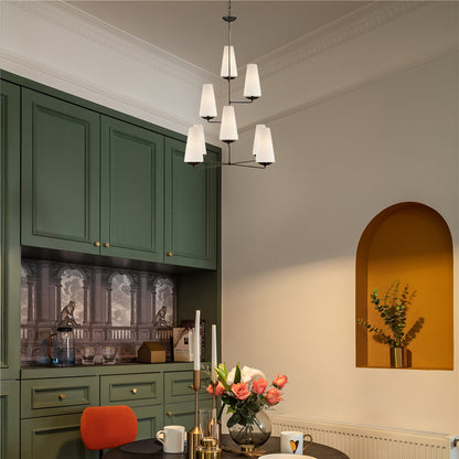 Fontaine Vertical Eclectic Metal Chandelier