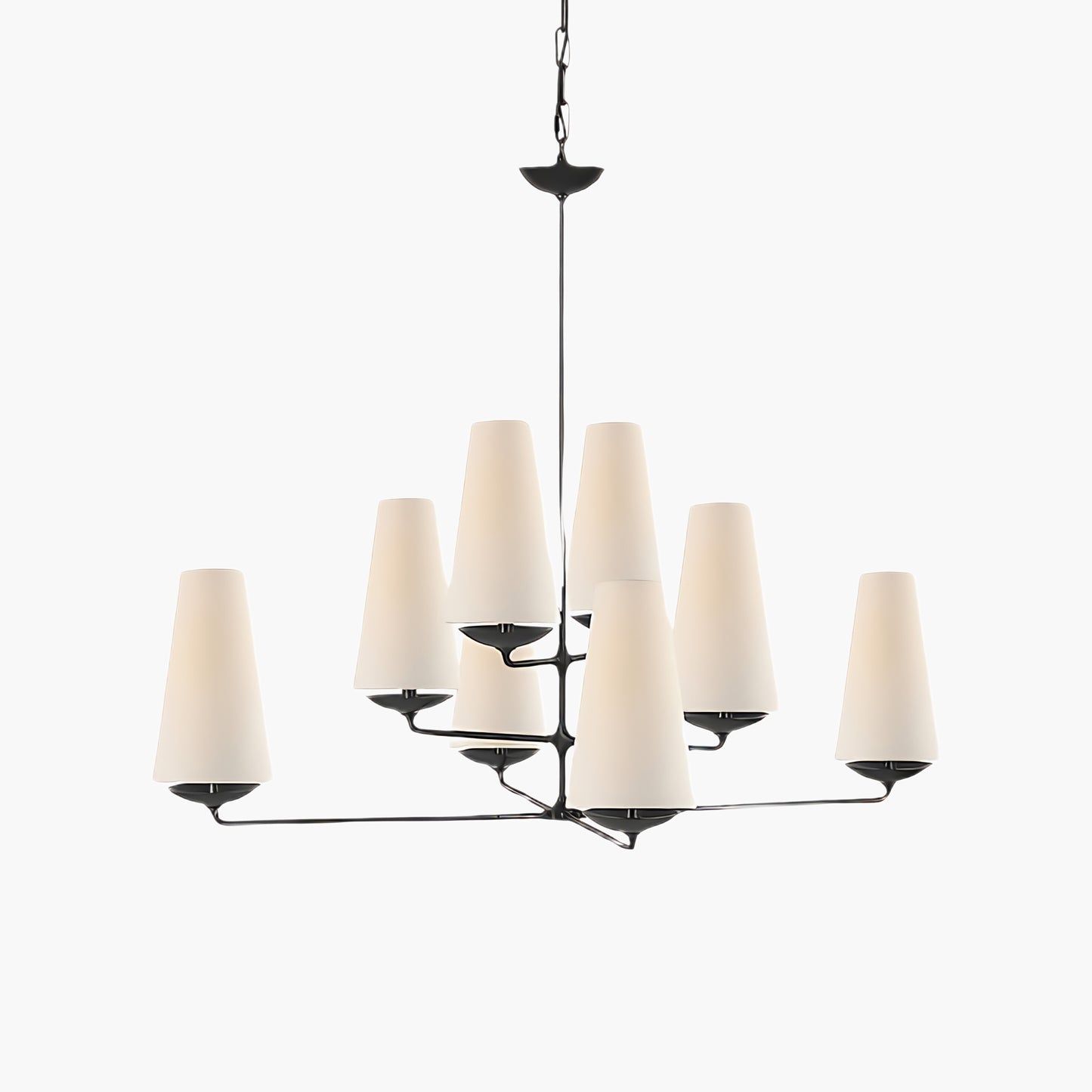 Fontaine Vertical Eclectic Metal Chandelier