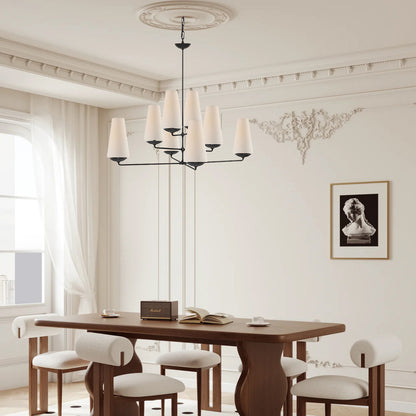 Fontaine Vertical Eclectic Metal Chandelier