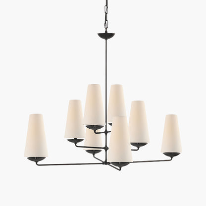 Fontaine Vertical Eclectic Metal Chandelier