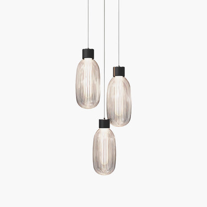 Friso LED Eclectic Crystal Pendant Lamp