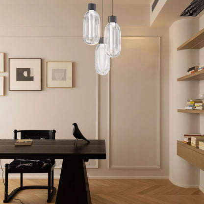 Friso LED Eclectic Crystal Pendant Lamp