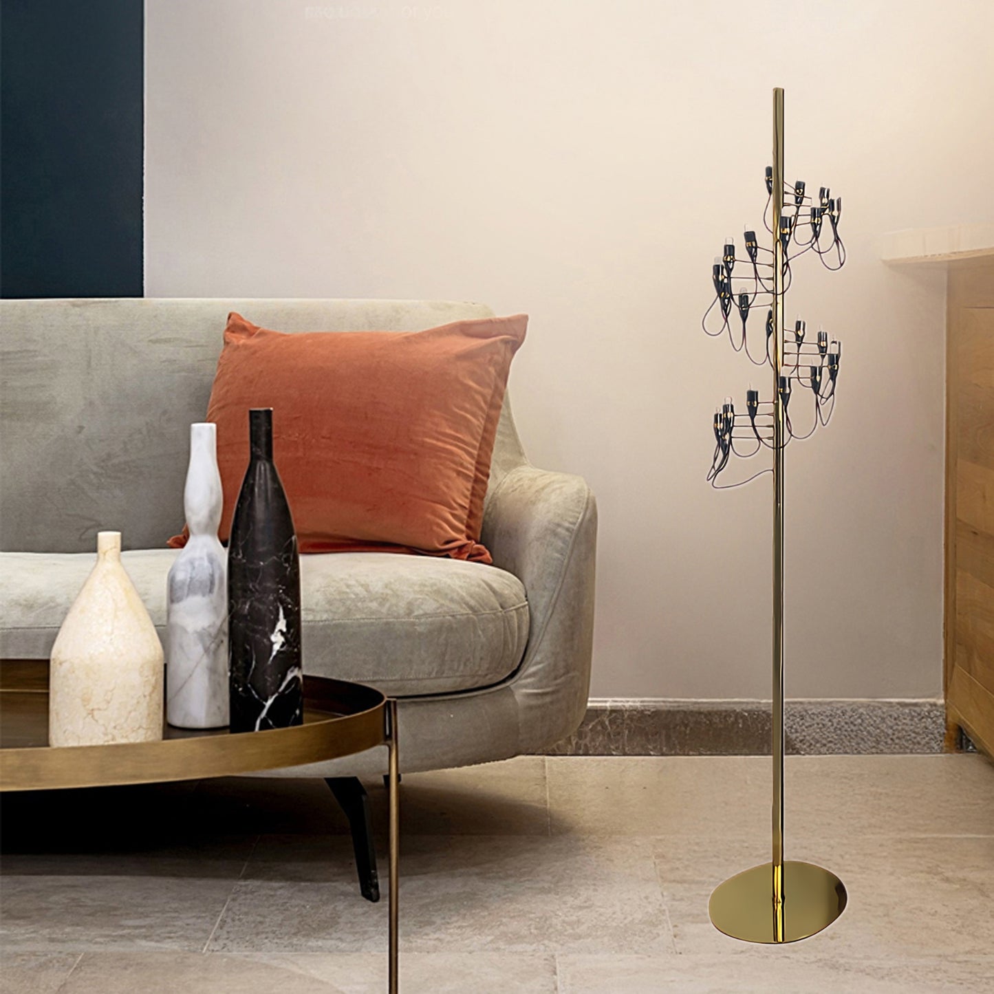 Fruit Modern Metal Floor Lamp