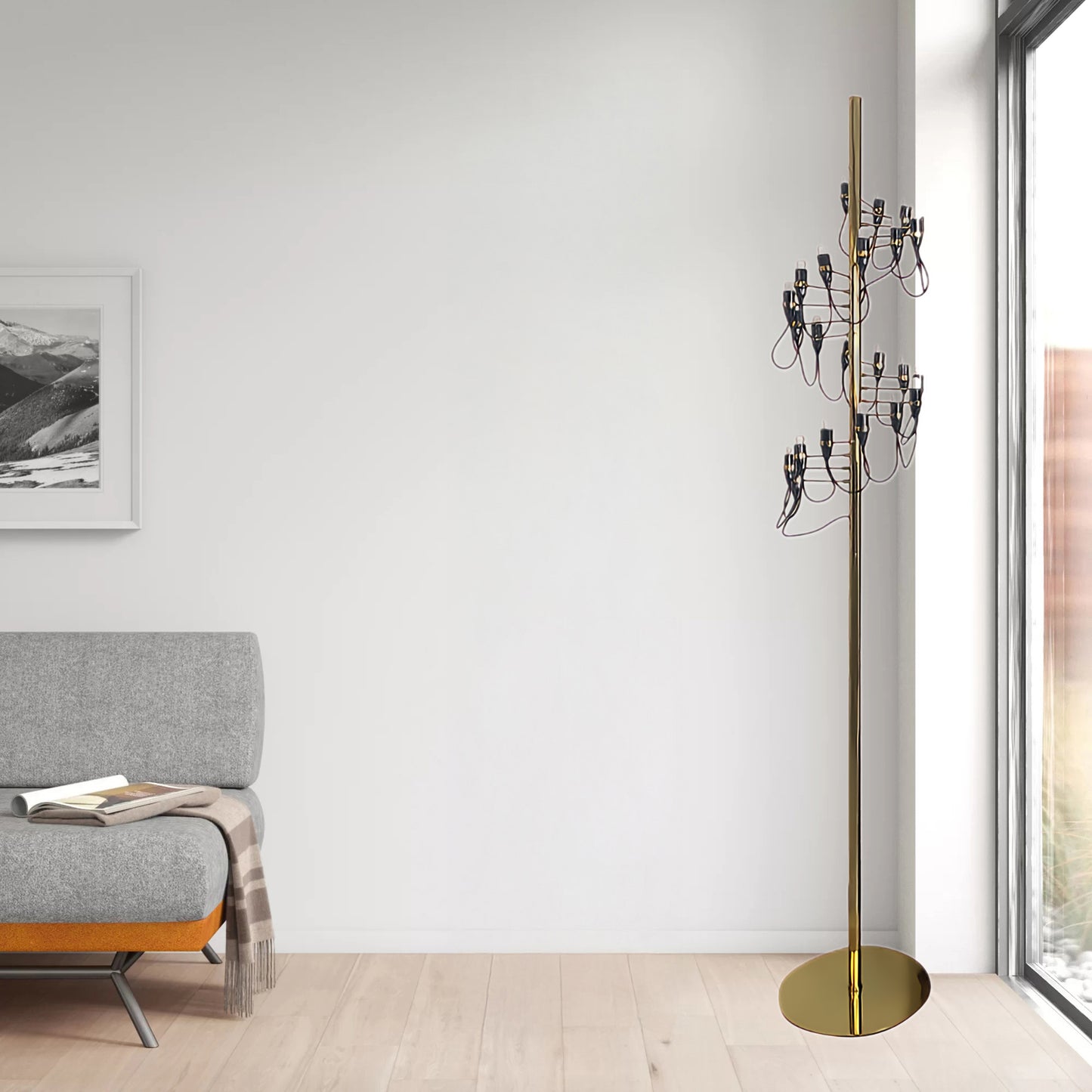 Fruit Modern Metal Floor Lamp