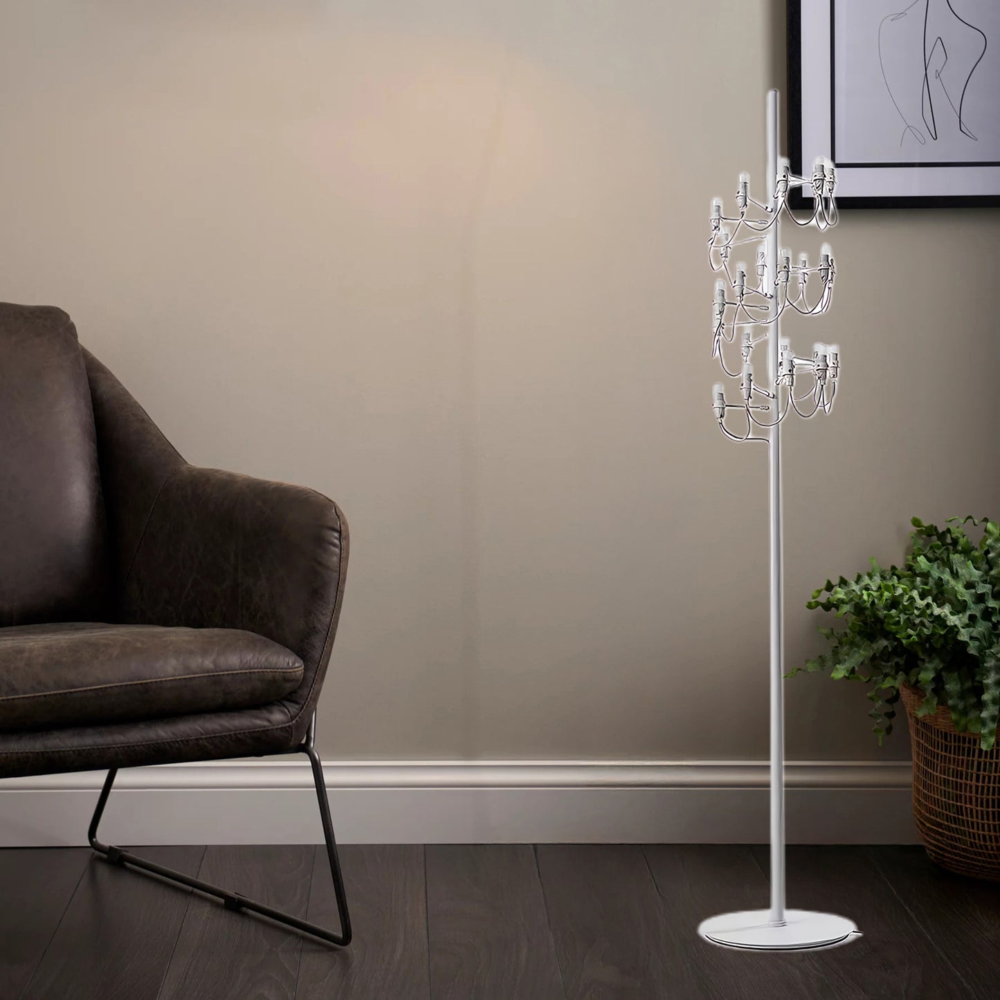 Fruit Modern Metal Floor Lamp