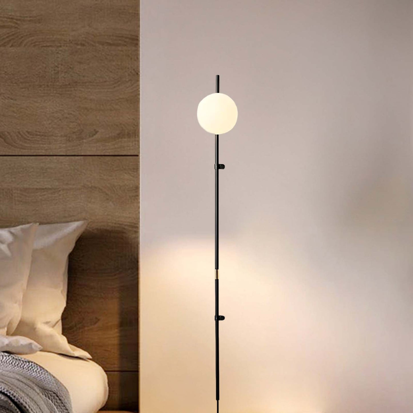 Funiculi Plug In Eclectic Crystal Wall Lamp