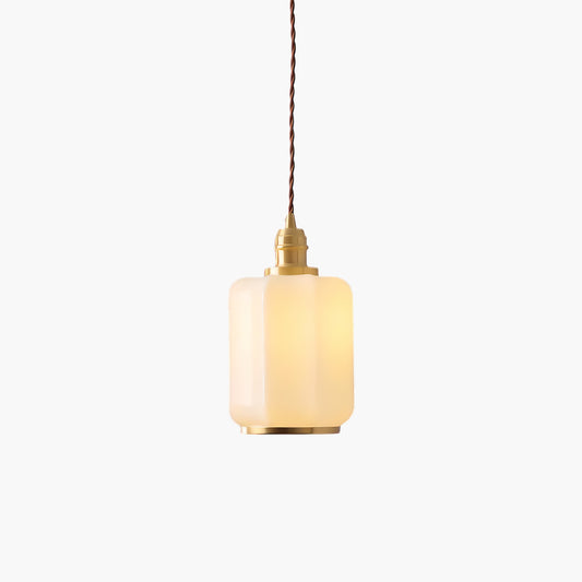 Funnel Rustic Crystal Pendant Light