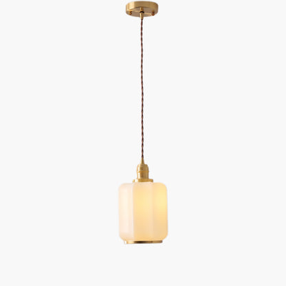 Funnel Rustic Crystal Pendant Light