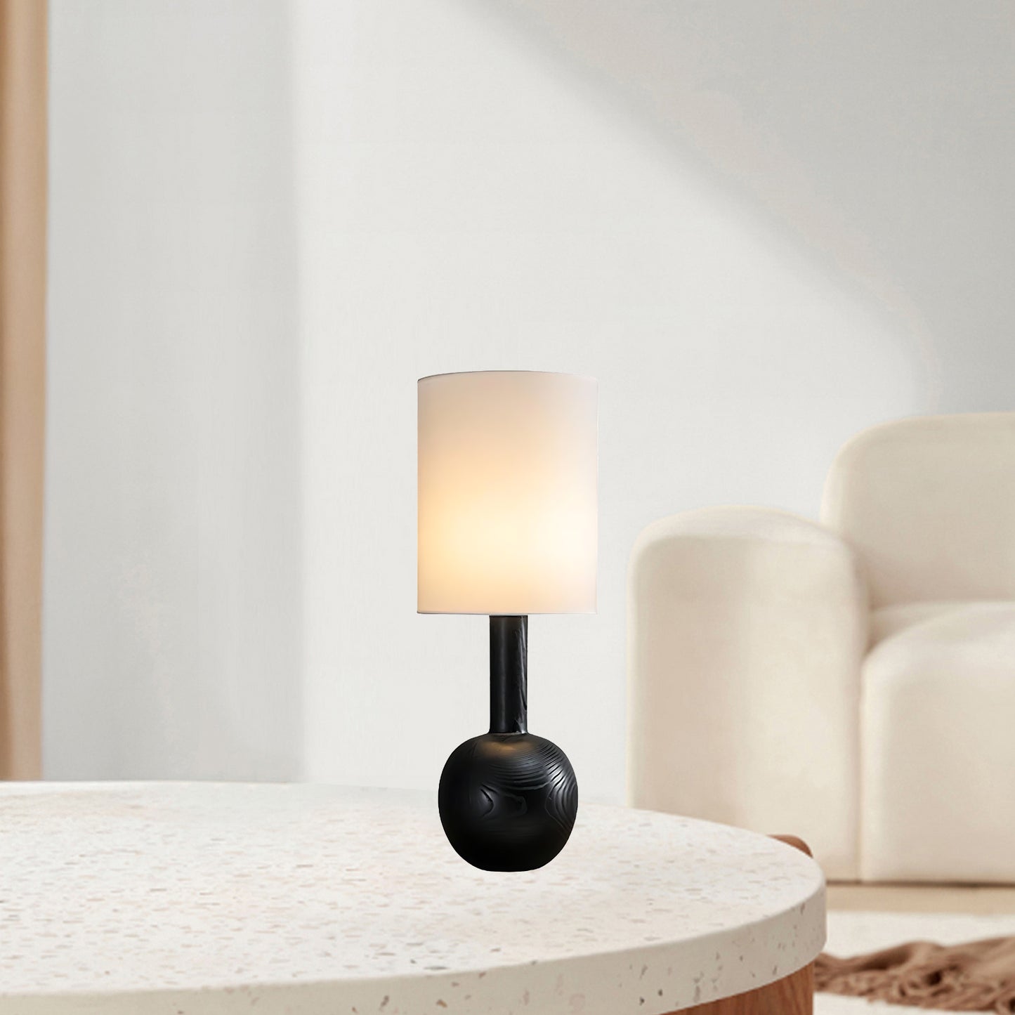 Gavel Luxury Wood Table Lamp